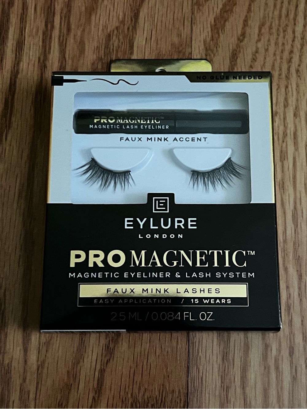 NWT Eylure ProMagnetic faux mink accent false eyelashes with magnetic eyeliner